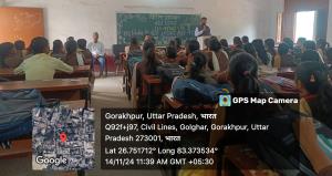 प्राचीन इतिहास, पुरातत्त्व एवं संस्कृति विभाग द्वारा बालदिवस के अवसर पर एक व्याख्यान का आयोजन
