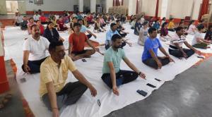 9वें अंतर्राष्ट्रीय योग दिवस का आयोजन