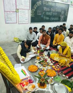 बसंत पंचमी के पावन अवसर पर सरस्वती पूजा एवं पराक्रम दिवस कार्यक्रम का आयोजन बी.एड विभाग द्वारा