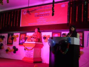 एम.ए. द्वितीय वर्ष समाजशास्त्र के विद्यार्थियों द्वारा एम.ए. प्रथम वर्ष के स्वागत समारोह का आयोजन