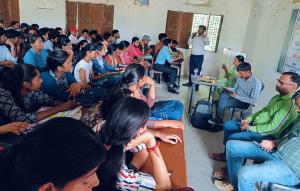 महाविद्यालय में करियर काउंसलिंग एवं प्लेसमेंट ड्राइव का सफल आयोजन