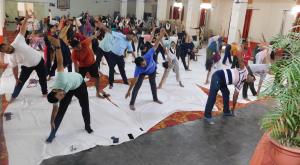9वें अंतर्राष्ट्रीय योग दिवस का आयोजन
