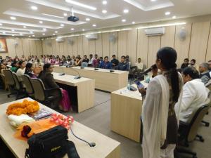 समाजशास्त्र विभाग द्वारा प्रो. मानवेन्द्र प्रताप सिंह स्मृति व्याख्यान ’’भारत में महिलाओं की बदलती प्रस्थिति’’ विषय पर आयोजित