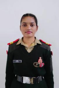 महाविद्यालय की कैडेट राष्ट्रीय आर्मी डे परेड जयपुर हेतु चयनित