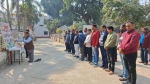 पुलवामा शहीद दिवस के अवसर पर श्रद्धांजलि सभा का आयोजन