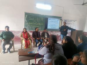 वाणिज्य विभाग द्वारा बॉम्बे स्टाक एक्सचेंज (BSE) विषय पर विशिष्ट व्याख्यान का आयोजन