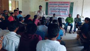 महाविद्यालय में करियर काउंसलिंग एवं प्लेसमेंट ड्राइव का सफल आयोजन